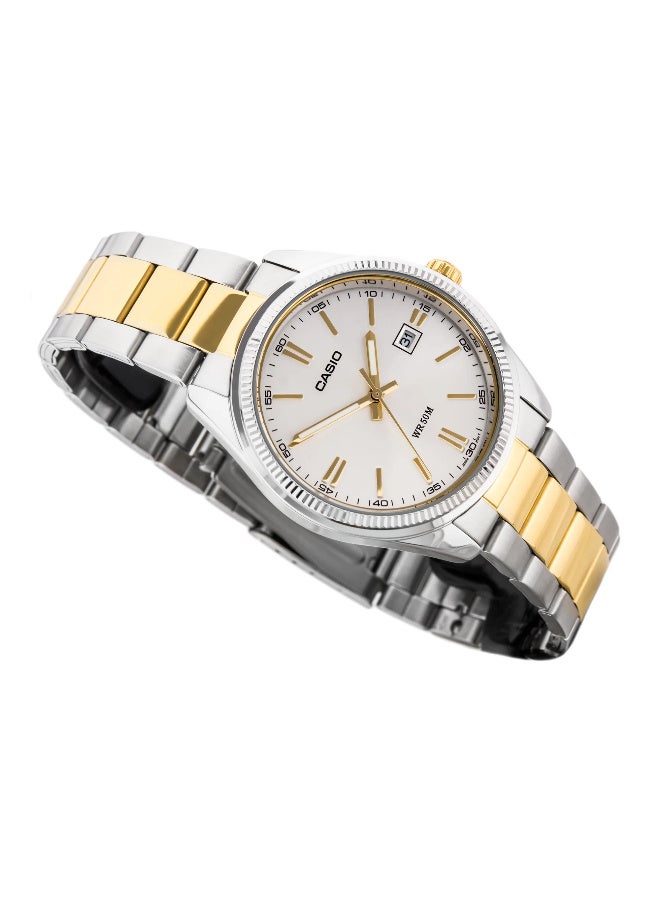 CASIO Men's Stainless Steel Dial Analog Watch MTP-1302SG-7AVEF - Image 2